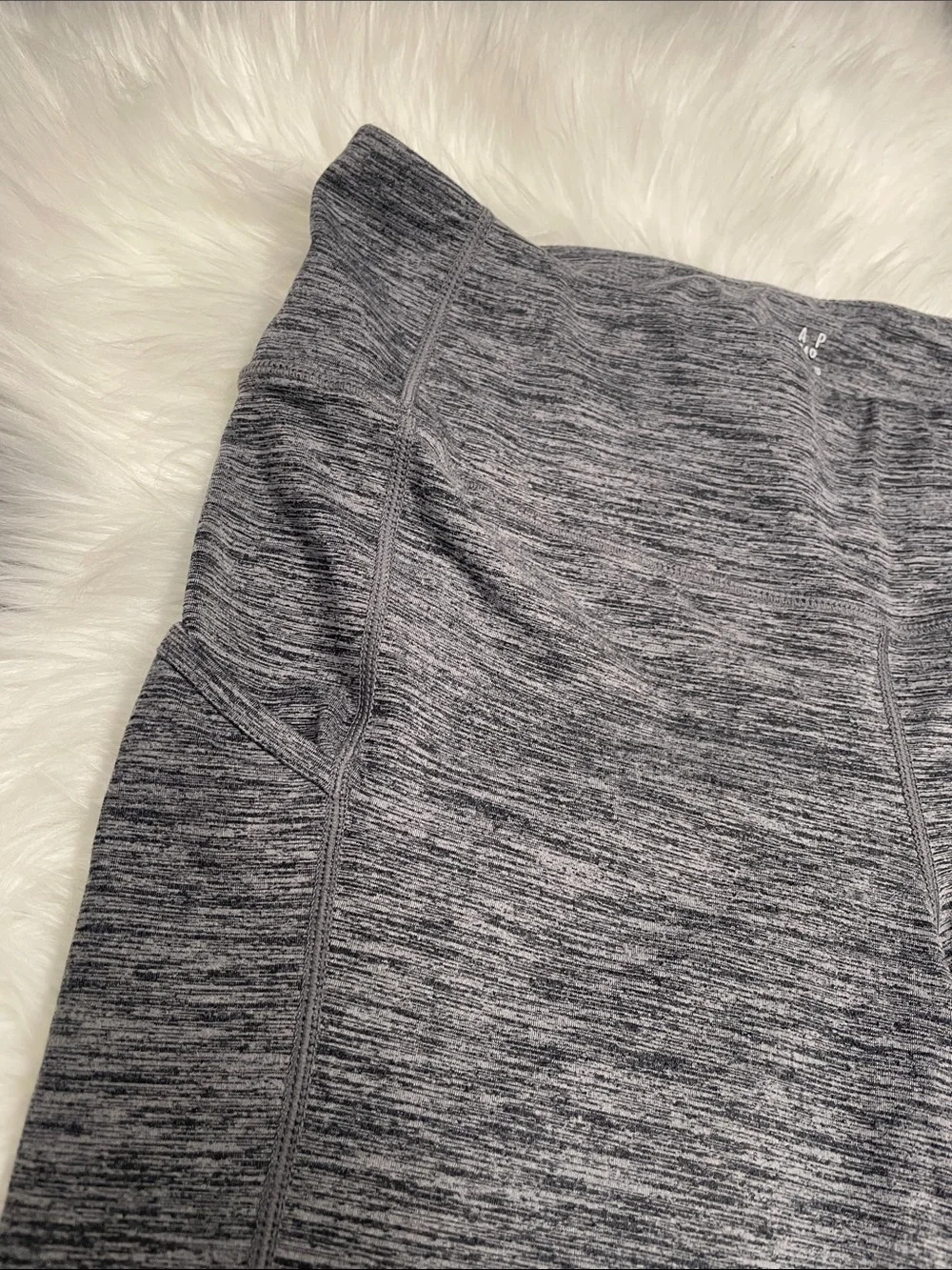 torrid Heathered Charcoal Bike Shorts L49 - Picture 2 of 11